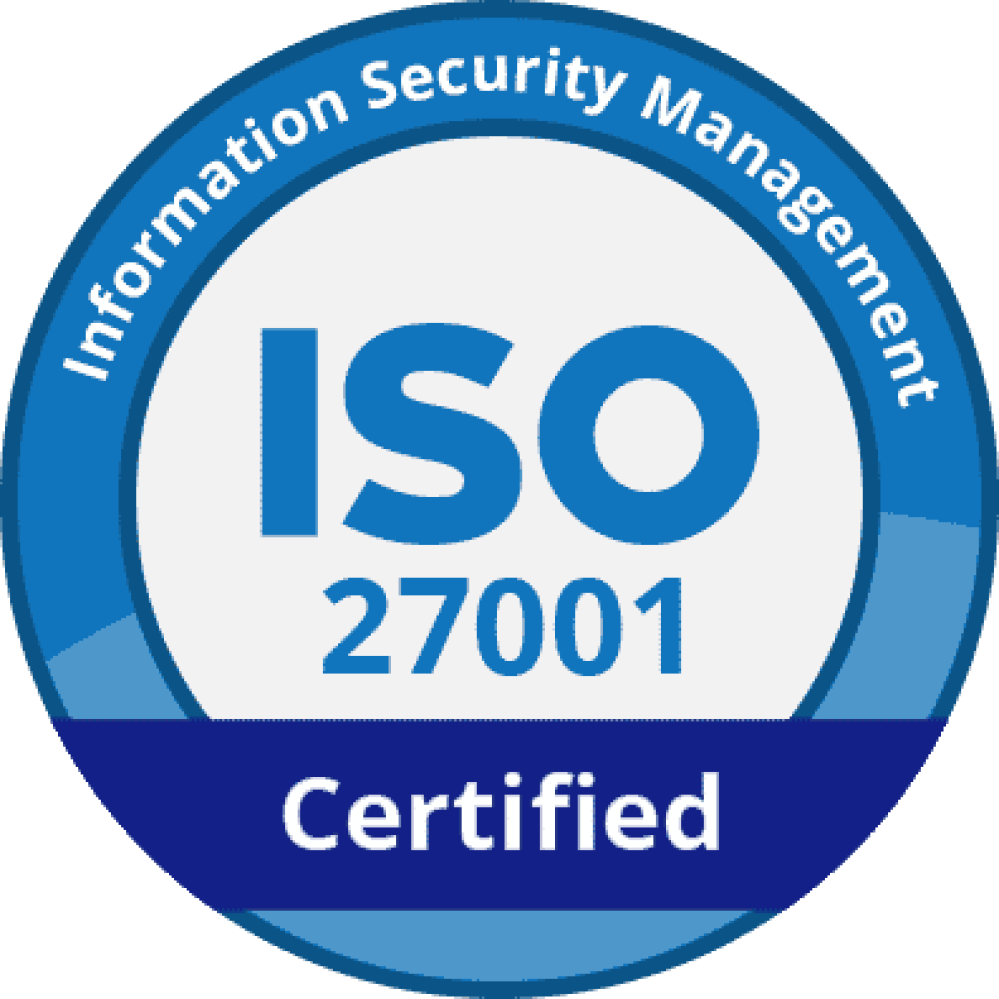 ISO 27001 Certification Badge